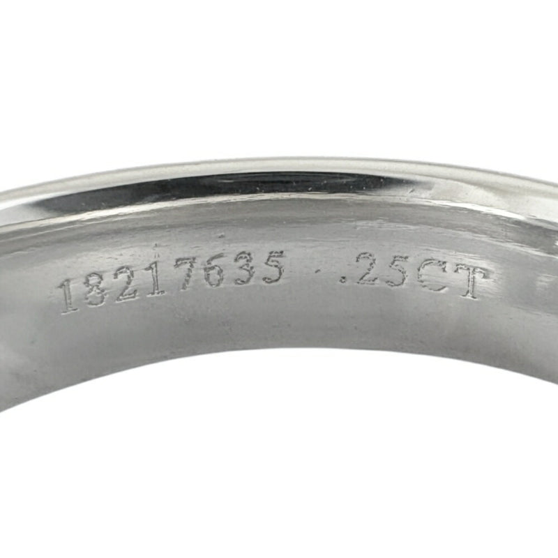 Tiffany Silver Platinum 950 Band Ring (Pre-Owned)