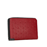 Jimmy Choo Red Color Leather Wallet (Bi-Fold) (Pre-Owned)