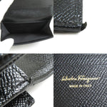 Salvatore Ferragamo Black Leather Wallet (Bi-Fold) (Pre-Owned)