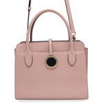 Bvlgari Pink Leather Handbag Shoulder Bag (Pre-Owned)