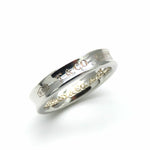 Tiffany Silver Silver 925 Band Ring (Pre-Owned)