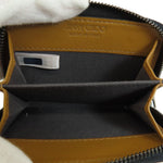 Jimmy Choo Black Brown Leather Coin Purse/Coin Case (Pre-Owned)