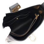 Salvatore Ferragamo Black Leather Shoulder Bag (Pre-Owned)