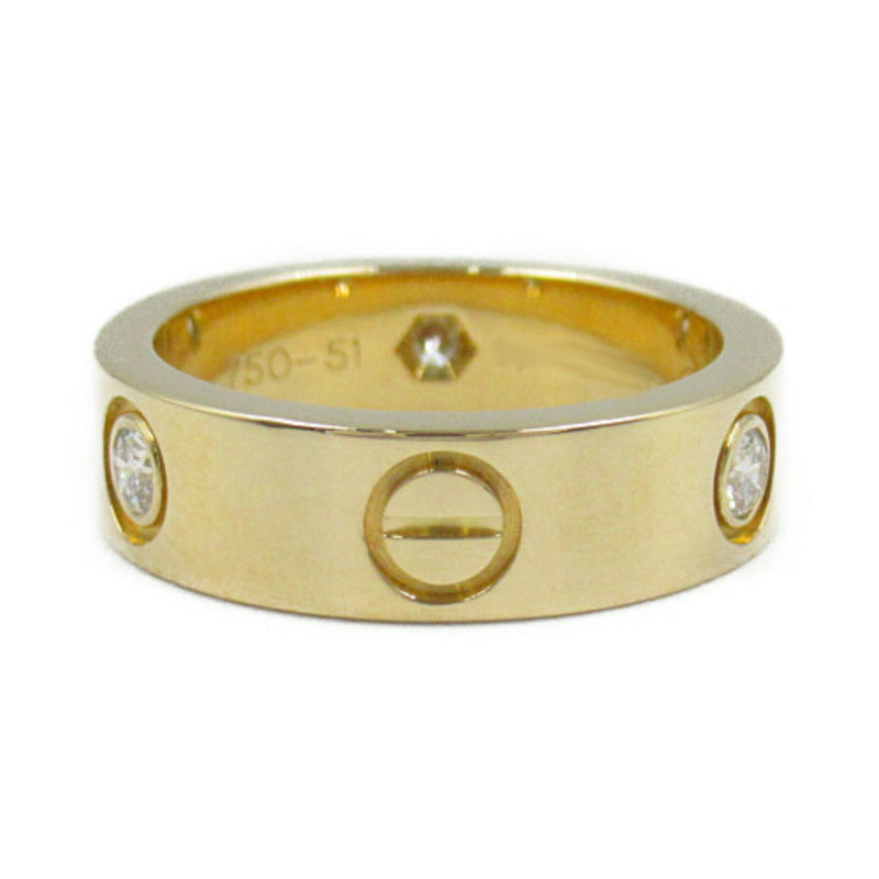 Cartier Clear Yellow Gold (18K) Band Ring (Pre-Owned)