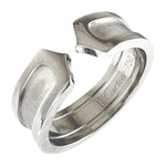 Cartier Silver White Gold (18K) Band Ring (Pre-Owned)