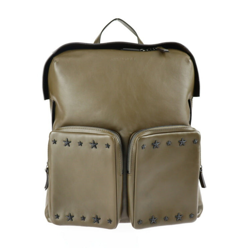 Jimmy Choo Olive Leather Backpack (Pre-Owned)