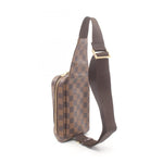 Louis Vuitton Brown Coated Canvas Pvc Fanny Pack (Pre-Owned)