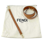 Fendi Baguette Brown Leather Handbag Shoulder Bag (Pre-Owned)