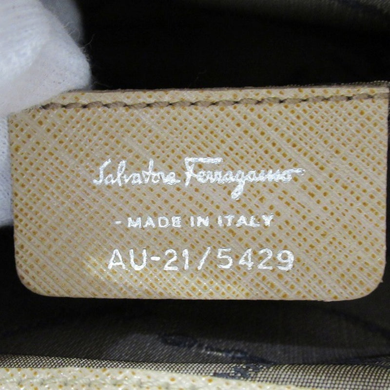 Salvatore Ferragamo Beige Shoulder Bag (Pre-Owned)