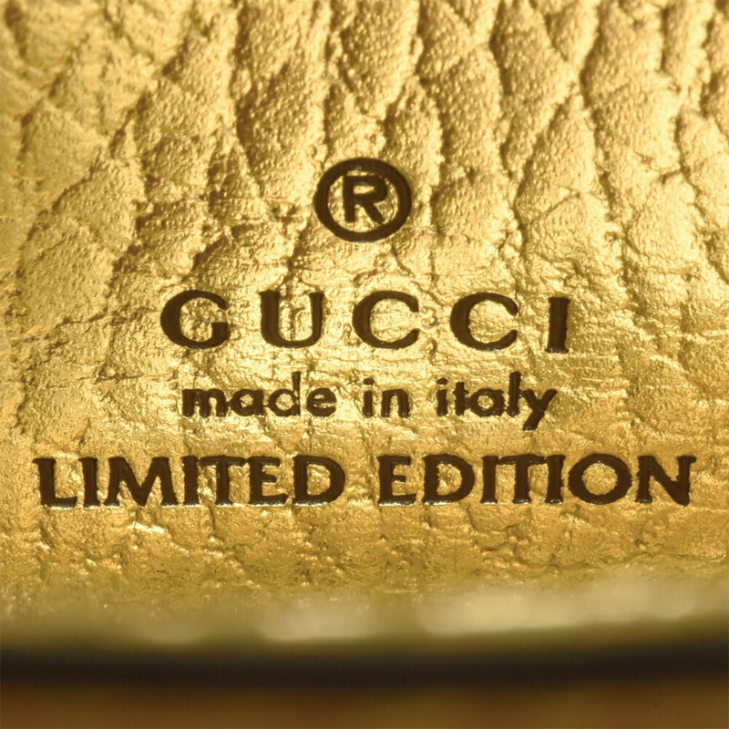 Gucci Gold Gg Supreme Leather Wallet (Bi-Fold) (Pre-Owned)