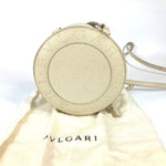 Bvlgari White Leather Shoulder Bag (Pre-Owned)