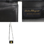 Salvatore Ferragamo Black Leather Shoulder Bag (Pre-Owned)