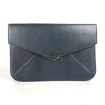 Fendi Black Leather Clutch Bag (Pre-Owned)