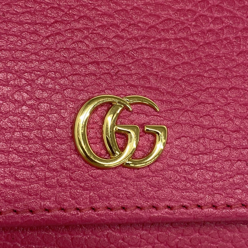 Gucci Pink Leather Wallet (Bi-Fold) (Pre-Owned)