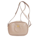 Salvatore Ferragamo Beige Leather Shoulder Bag (Pre-Owned)