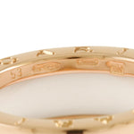 Bvlgari Pink Gold White Ceramic Pink Gold (18K) Band Ring (Pre-Owned)