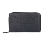 Jimmy Choo Navy Leather Coin Purse/Coin Case (Pre-Owned)