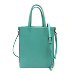 Tiffany Blue Leather Shoulder Bag (Pre-Owned)