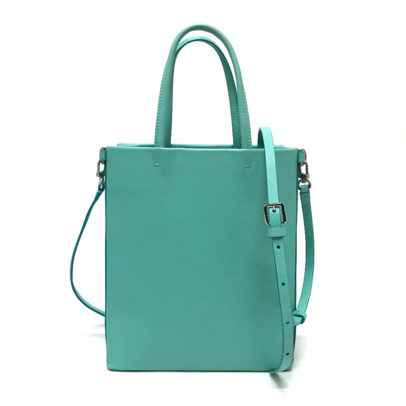 Tiffany Blue Leather Shoulder Bag (Pre-Owned)