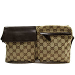 Gucci Gg Canvas Brown Gg Canvas Fanny Pack (Pre-Owned)