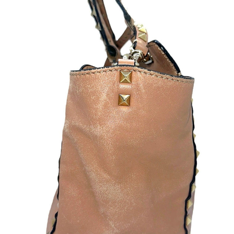 Valentino Garavani Pink Leather Shoulder Bag (Pre-Owned)