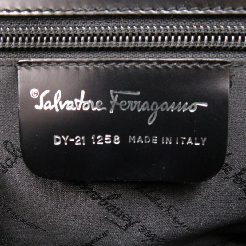 Salvatore Ferragamo Black Leather Handbag (Pre-Owned)