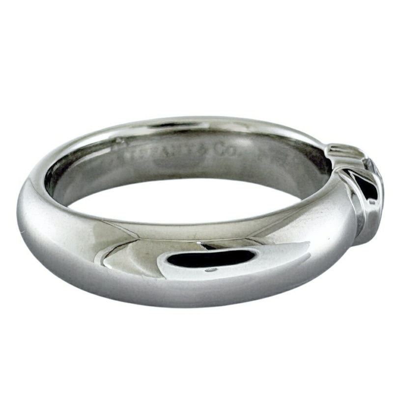 Tiffany Silver Platinum 950 Band Ring (Pre-Owned)