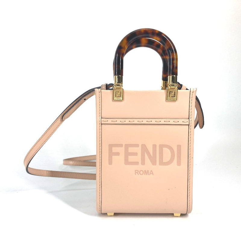 Fendi Beige Leather Handbag (Pre-Owned)