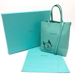 Tiffany Blue Leather Shoulder Bag (Pre-Owned)