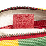 Gucci Multi-Color Red Color Canvas Leather Fanny Pack Pochette Sling Bag (Pre-Owned)