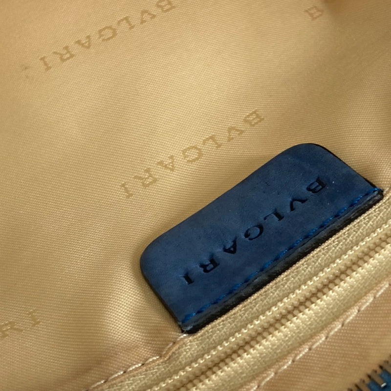 Bvlgari Blue Leather Handbag (Pre-Owned)