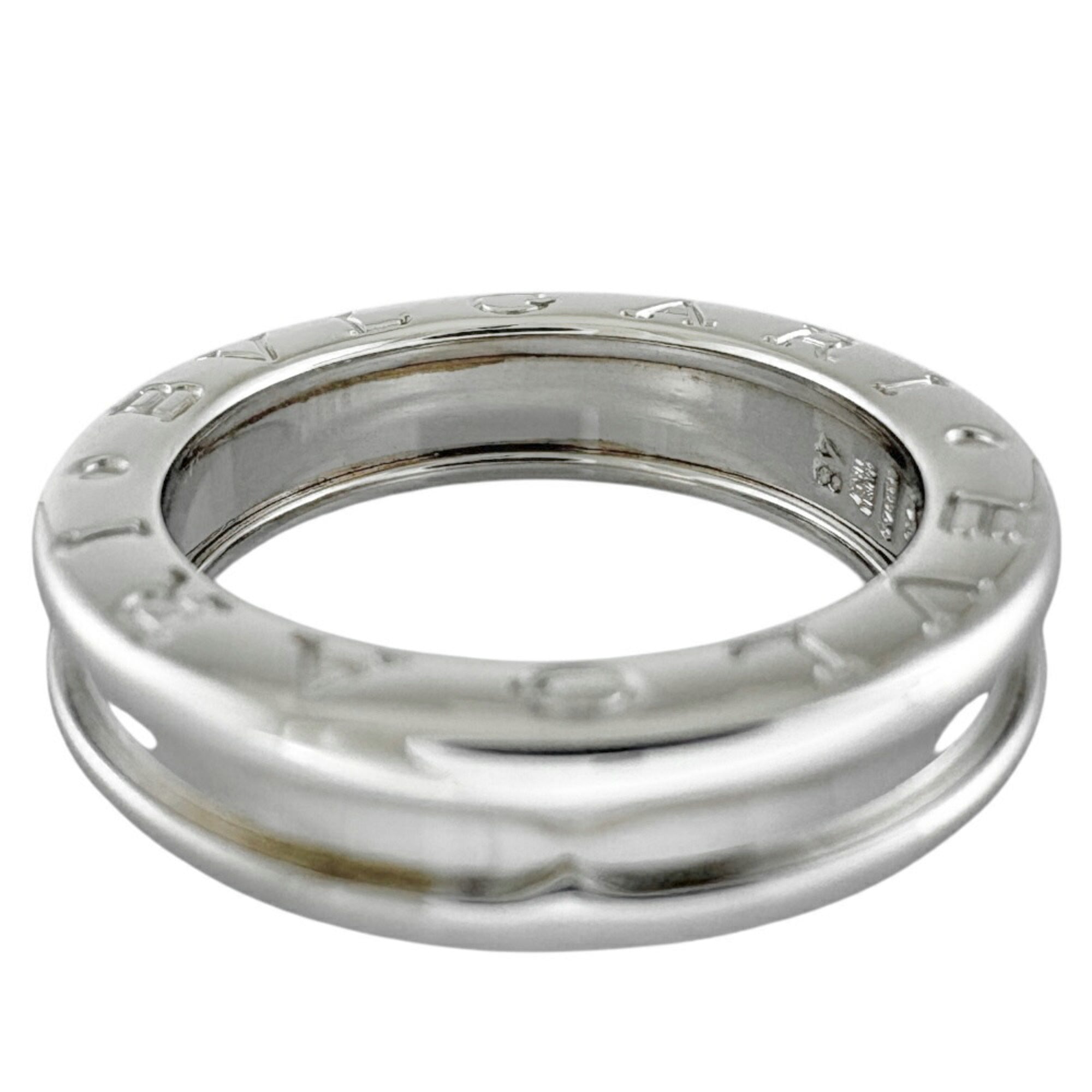 Bvlgari B.Zero1 Silver White Gold (18K) Band Ring (Pre-Owned)