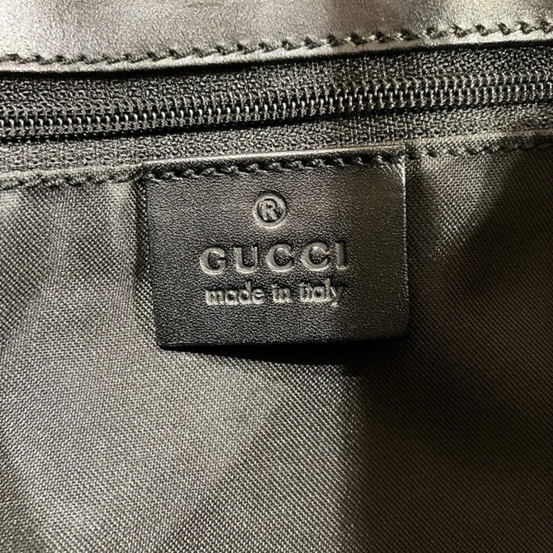 Gucci Black Gg Canvas Handbag (Pre-Owned)