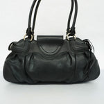 Salvatore Ferragamo Black Leather Handbag (Pre-Owned)