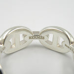 Hermes Silver Silver 925 Band Ring (Pre-Owned)