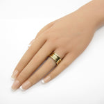 Bvlgari Gold Yellow Gold (18K) Band Ring (Pre-Owned)