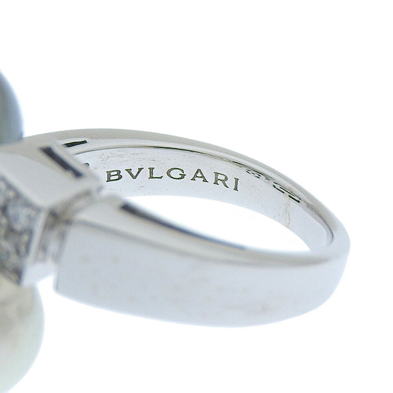 Bvlgari Silver White Gold (18K) Band Ring (Pre-Owned)