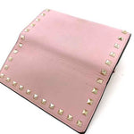 Valentino Garavani Pink Leather Long Wallet (Bi-Fold) (Pre-Owned)