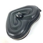 Bvlgari Black Leather Coin Purse/Coin Case (Pre-Owned)