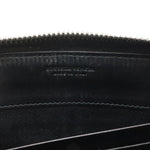 Bottega Veneta Black Leather Long Wallet (Bi-Fold) (Pre-Owned)