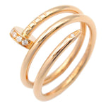 Cartier Clear Pink Gold Pink Gold (18K) Band Ring (Pre-Owned)