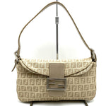 Fendi Beige Canvas Handbag (Pre-Owned)