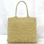 Anteprima Beige Gold Wire Handbag Pouch (Pre-Owned)