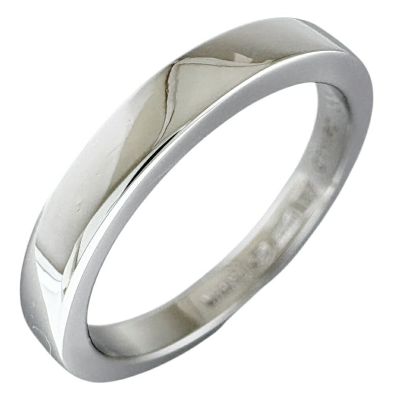 Bvlgari Silver Platinum 950 Band Ring (Pre-Owned)