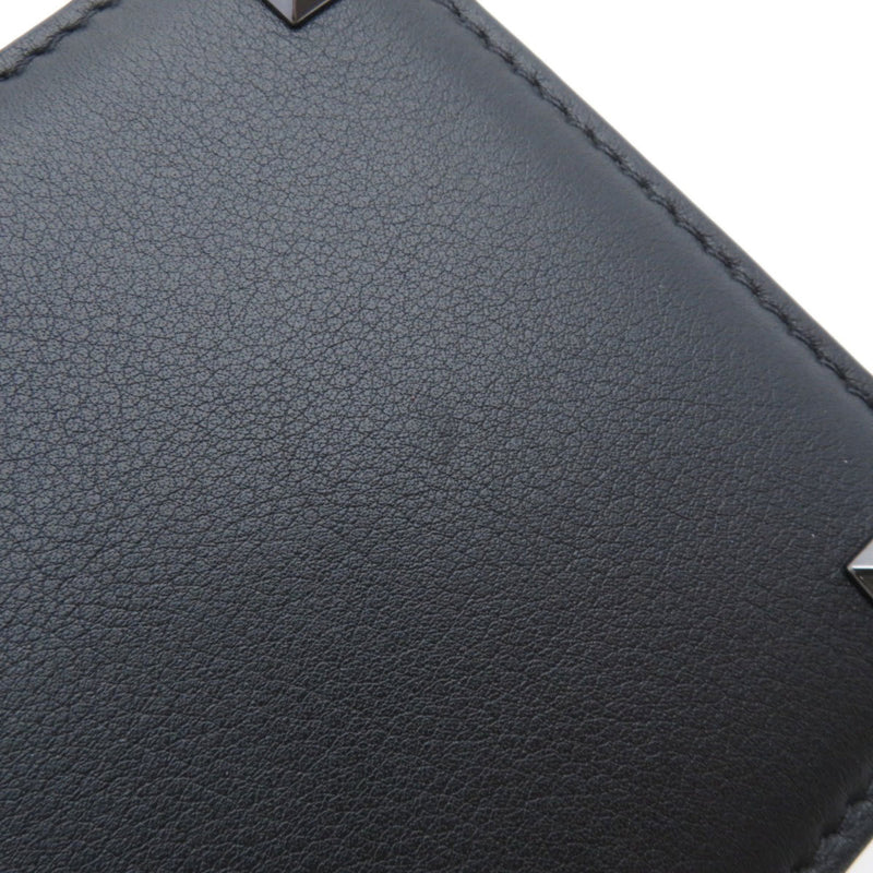 Valentino Garavani Black Leather Wallet (Bi-Fold) (Pre-Owned)