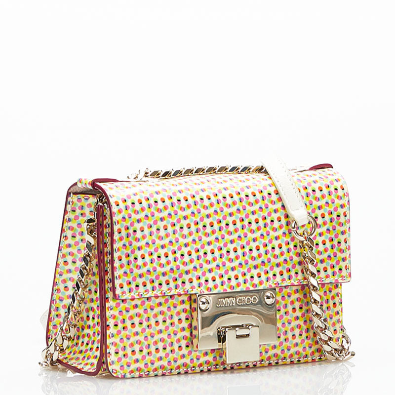 Jimmy Choo Multi-Color Yellow Pvc Shoulder Bag (Pre-Owned)