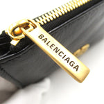 Balenciaga Black Leather Coin Purse/Coin Case