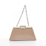 Fendi Beige Leather Shoulder Bag (Pre-Owned)