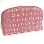 Bvlgari Pink Canvas Pouch (Pre-Owned)