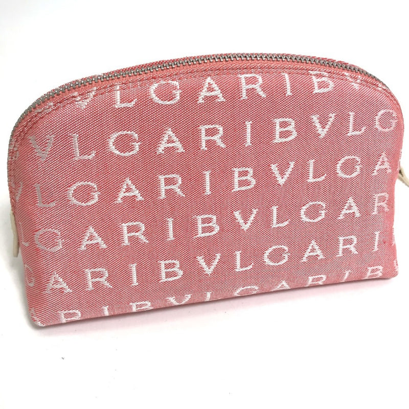 Bvlgari Pink Canvas Pouch (Pre-Owned)